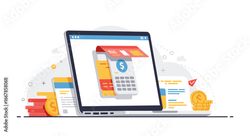Innovative online payment system with mobile and desktop solutions