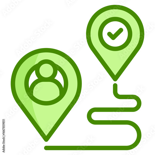 Customer Journey Map Icon