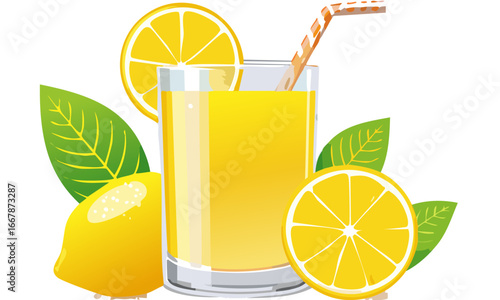 glass of lemonade