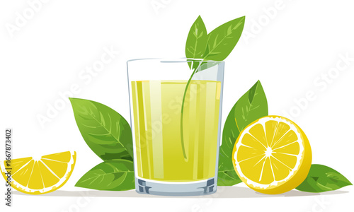 glass of lemonade