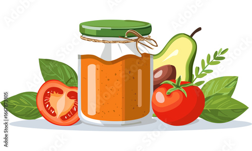 jar of tomato juice