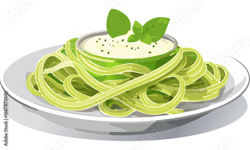 green salad on a plate