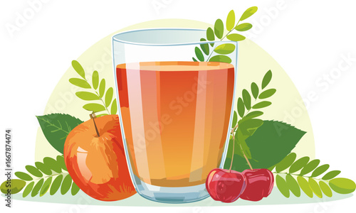 juice and fruits