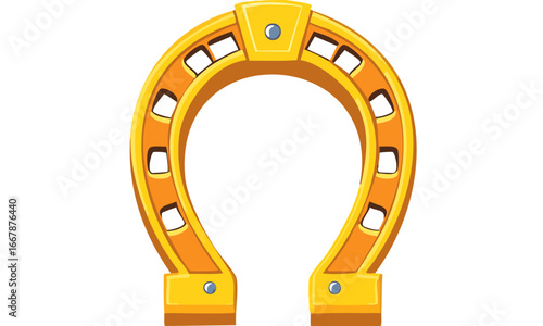 horseshoe isolated on white