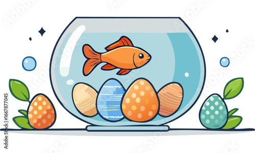 goldfish in aquarium