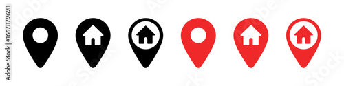家のマップピンセット