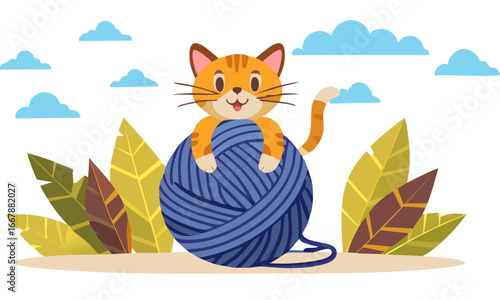 cat on the roof