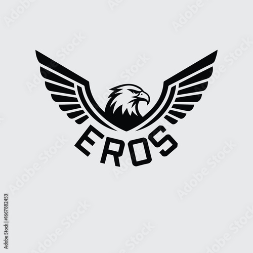eagle with wings