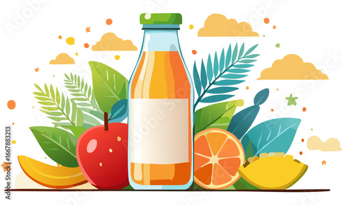 juice and fruits
