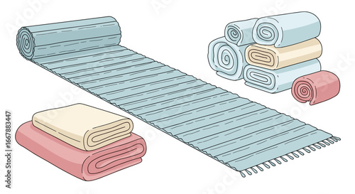 A comprehensive collection of cozy fabric towels for everyday comfort and absorbency