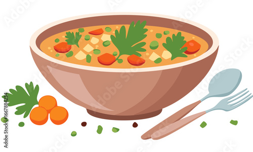 bowl of soup