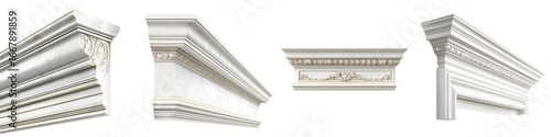 Elegant Plaster Cornices Collection - Interior Decoration