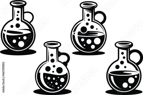 Potions Vintage Alchemy Illustration for Branding Design
