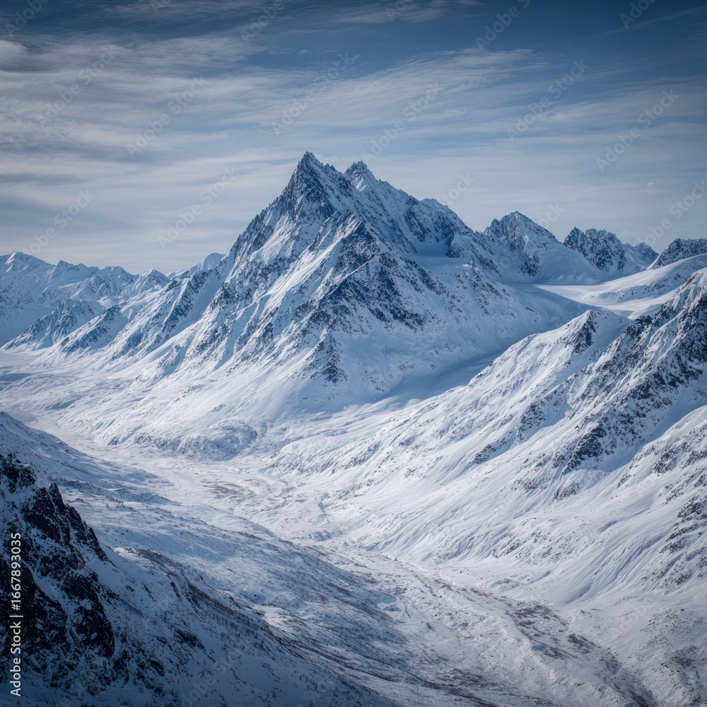 Fototapeta premium pristine Alaskan mountain wilderness