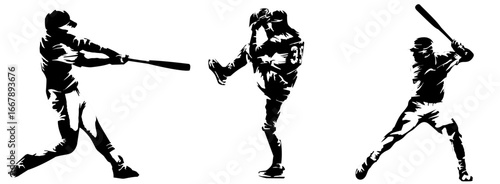 Silhoutte American Football Action Isolated sport