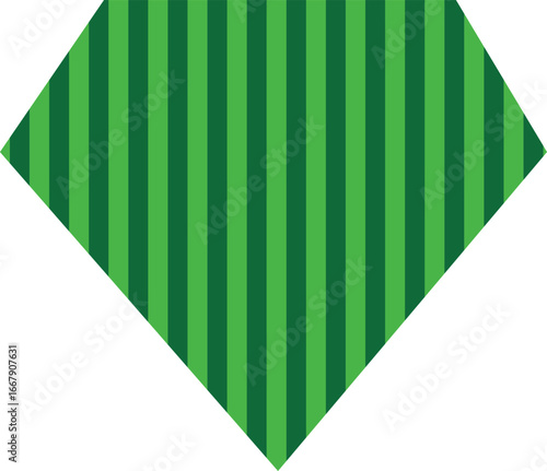 diamond shape lawn stripe pattern