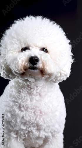 white poodle puppy
