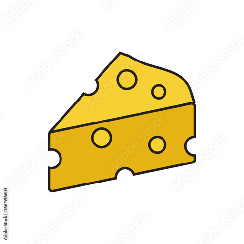 cheese icon vector