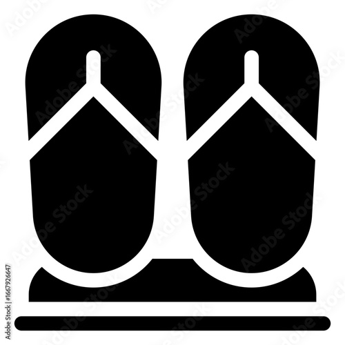 icon flip flops with style glyph