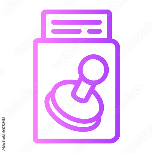 Nomad visa gradient icon