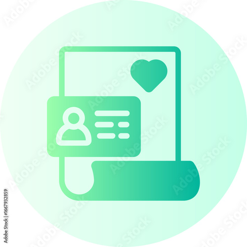 Marriage gradient icon