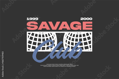 urban streetwear apparel fashion vector for printing