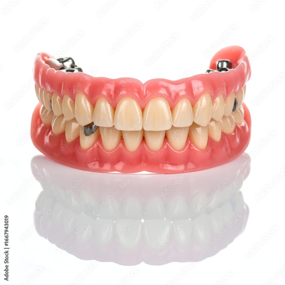 Fototapeta premium Dental prosthesis, full arch