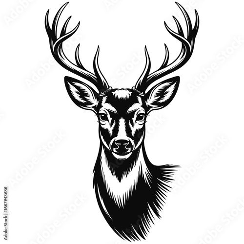 deer head silhouette