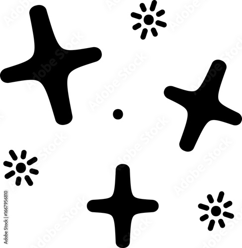 Hand Drawn Doodle Sparkling