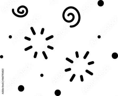 Hand Drawn Doodle Sparkling