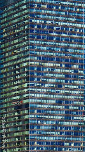 Photography Windows of Modern Office Building