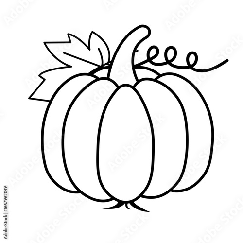 vector illustration of a pumpkin