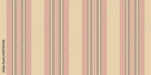 Draphic texture background stripe, bed textile lines vertical. Ttalian fabric seamless pattern vector in light and red colors.