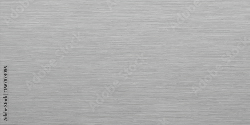 A brushed metallic surface and rough gray fabric textures with blank paper and canvas material backgrounds
