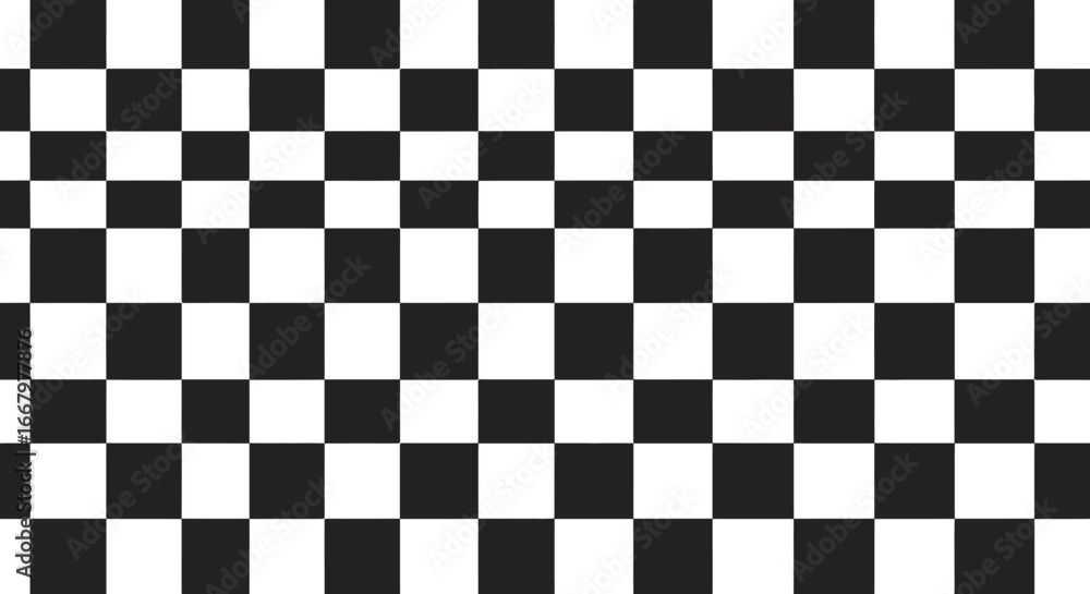 Fototapeta premium Classic black and white checkered pattern for backgrounds, textures, and design projects