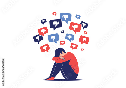 Overwhelmed by negative online feedback and social media criticism