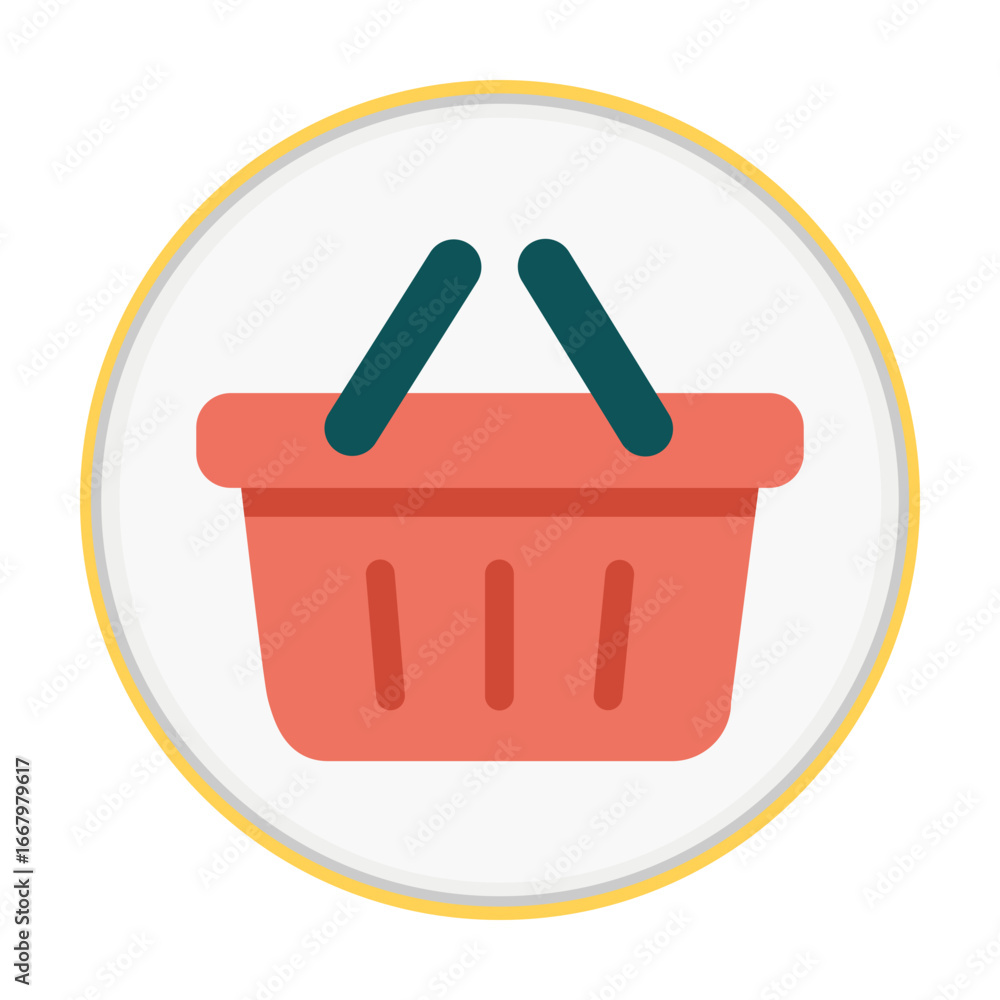 Fototapeta premium Shopping Basket Icon