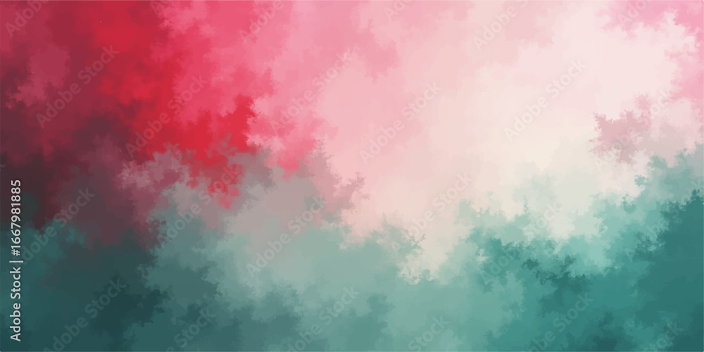 Fototapeta premium Abstract watercolor backgrounds of colorful clouds, smoke, and light with grunge textures, ideal for artistic illustrations, wallpapers, and backdrops