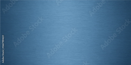 Aged blue fabric and brushed metal texture create a distressed, vintage canvas design