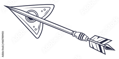 Minimalist arrow illustration set clean hand drawn black and white doodles
