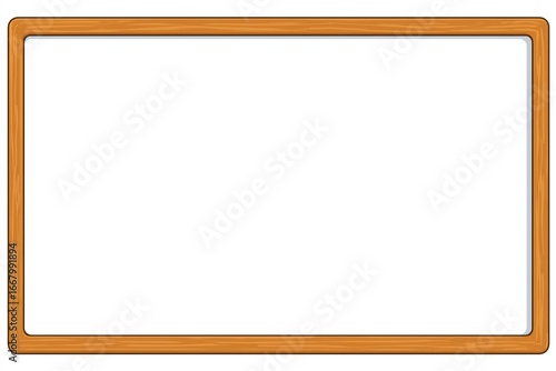 Wooden - Framed Blank Drawing Board Illustration, for Teaching Demonstration, Blackboard Writing Design, Cultural and Creative Decoration Scenarios
