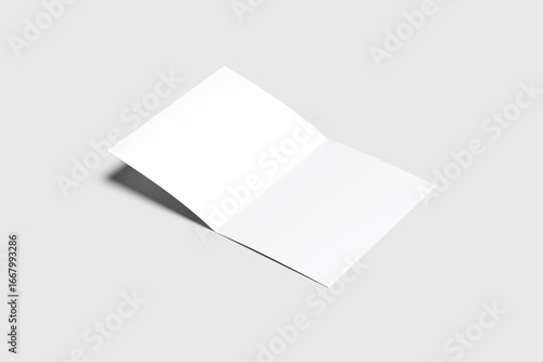 Bi Fold Brochure Mockup