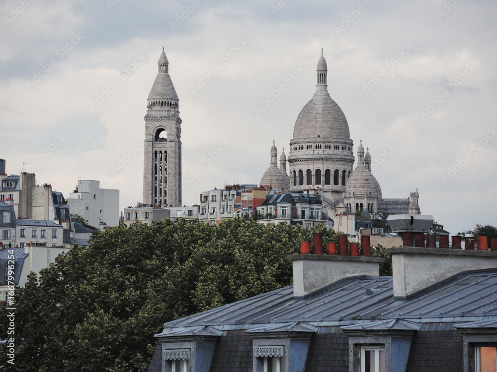 Obraz premium Sacre Cœur in Montmartre, Paris