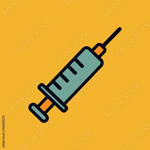 syringe icon vector illustration
