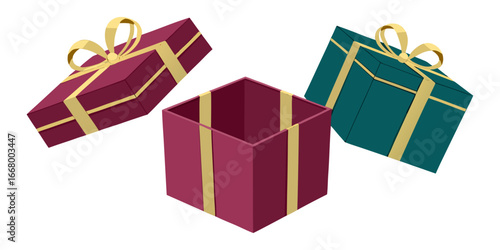 Color full Gift Box Vactor 