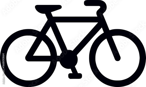 bicycle silhouette vector