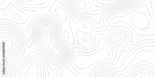 Abstract minimal The pattern discovery vector topo map creative discovery White wave grid stripe line map topography. vector geographic contour mounted map background.	