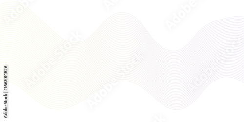 Dynamic minimal smoke wave sound line. Abstract glowing white blend line smooth flow soundwave curve energy gradient vector futuristic digital outline line science design.	
