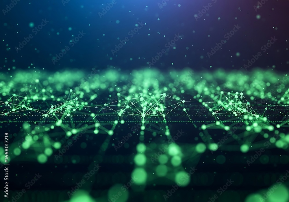 Obraz premium Abstract digital network (6)