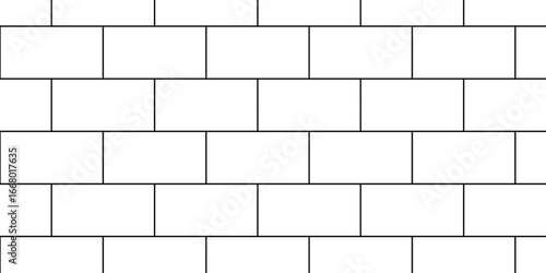 Seamless Pavement seamless mosaic stone concrete wall surface tiles. subway vector block rock white brick wall texture background.	